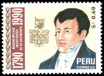 Peru 1992 Birth Bicentenary (1990) of Mariano Melgar unmounted mint.