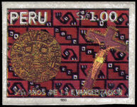 Peru 1993 500th Anniversary of Evangelisation of Peru unmounted mint.