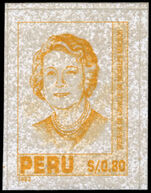 Peru 1993 Birth Centenary of Rosalia de Lavalle de Morales Macedo unmounted mint.