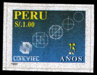 Peru 1994 25th Anniversary of National Council for Science and Technology unmounted mint.