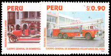 Peru 1995 Volunteer Firemen perf 14 unmounted mint.