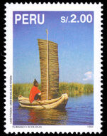 Peru 1995 Tourism and Ecology. Lake Titicaca perf 14 unmounted mint.