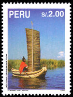Peru 1995 Tourism and Ecology. Lake Titicaca perf 13 unmounted mint.