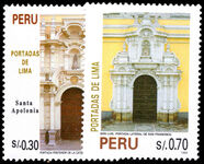 Peru 1995 Doorways perf 14 unmounted mint.