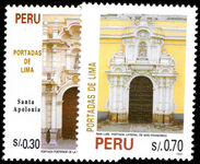 Peru 1995 Doorways perf 13 unmounted mint.