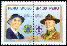 Peru 1995 Scouting perf 13 unmounted mint.