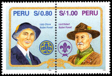 Peru 1995 Scouting perf 14 unmounted mint.
