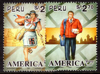 Peru 1997 America. The Postman unmounted mint.