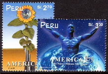 Peru 1999 America. A New Millennium without Arms unmounted mint.