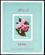 Paraguay 1963 Flora souvenir sheet unmounted mint.