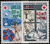 Reunion 1974 Red Cross unmounted mint.