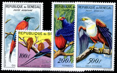 Senegal 1960 Air birds set less 250f unmounted mint.