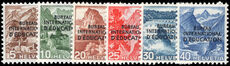 International Bureau of Education 1948 Landscapes set unmounted mint.