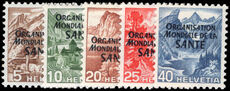World Health Organisation 1948 Landscapes set lightly mounted mint.