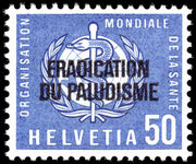 World Health Organisation 1962 Malaria unmounted mint.