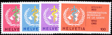 World Health Organisation 1975-86 set to 100c unmounted mint.