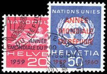 United Nations 1960 Refugees fine used.