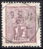 Sweden 1862-72 17 ore purple fine used.