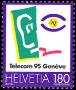 Switzerland 1995 Telecom 95 unmounted mint.