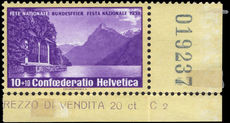 Switzerland 1938 National Fete grilled gum unmounted mint.