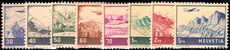 Switzerland 1941-48 air set (less two high cat values) unmounted mint.