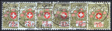 Switzerland 1911-26 Charity Hospitals set, small numbers fine used.