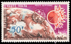 Upper Volta 1965 World Meterological Day unmounted mint.