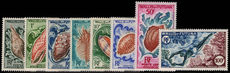 Wallis and Futuna 1962-63 Marine Fauna unmounted mint.