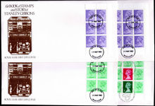1983 Stanley Gibbons prestige booklet panes without text first day cover.