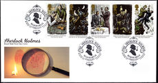 1994 Sherlock Holmes Memorability postmark unaddressed first day cover.