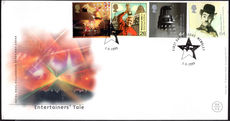 2000 The Millennium Series. Entertainers' Tale Wembley postmark unaddressed first day cover.