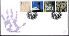 2000 Millennium Projects (5th series). Art and Craft Stoke-on-Trent postmark unaddressed first day cover.