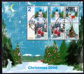2006 Christmas souvenir sheet fine used.