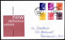 X883/84 886 890 892 915 first day cover.