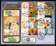 2000 Stamp Show Smiler first day cover.