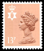 Northern Ireland 1971-93 13p pale chestnut type II unmounted mint.