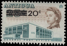 Antigua 1970 20c Provisional unmounted mint.