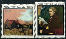 Cuba 1969 Stamp Day Paintings unmounted mint.