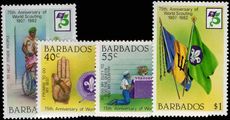 Barbados 1982 Scouts unmounted mint.