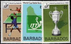 Barbados 1983 Table Tennis unmounted mint.