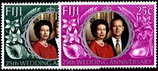Fiji 1972 Royal Silver Wedding unmounted mint.