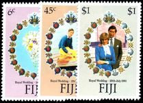 Fiji 1981 Royal Wedding unmounted mint.