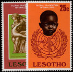 Lesotho 1978 Smallpox unmounted mint.