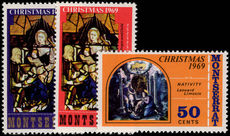 Montserrat 1969 Christmas unmounted mint.