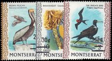 Montserrat 1976 Provisionals unmounted mint.