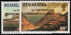 St Helena 1982 Commonwealth Games unmounted mint.