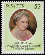 St Kitts 1980 Queen Mother unmounted mint.