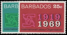 Barbados 1969 ILO unmounted mint.