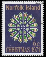Norfolk Island 1971 Christmas fine used.