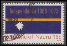 Nauru 1973 Independence Flag very fine used